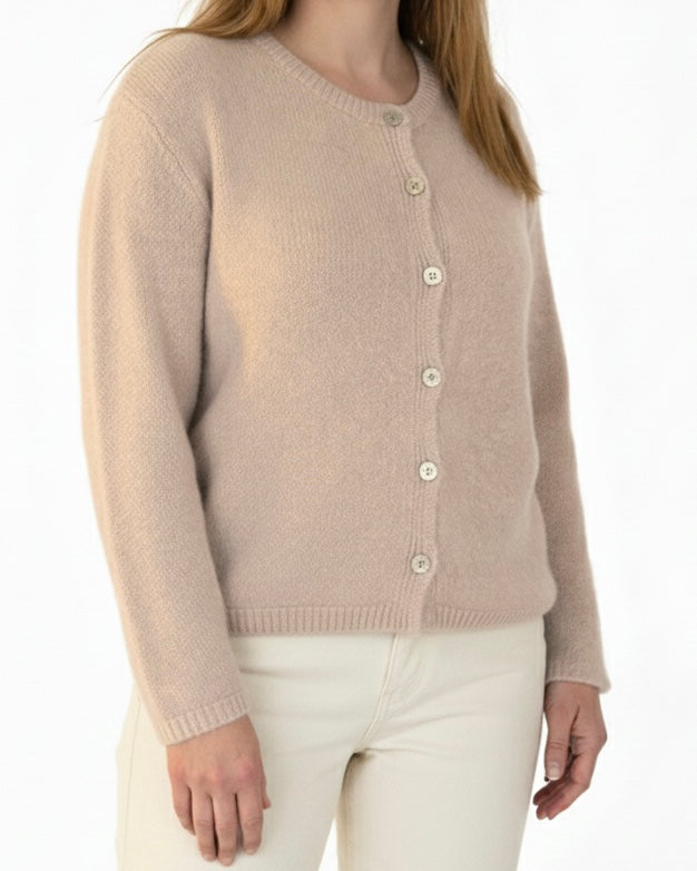 Beige Premium Knit Cardigan