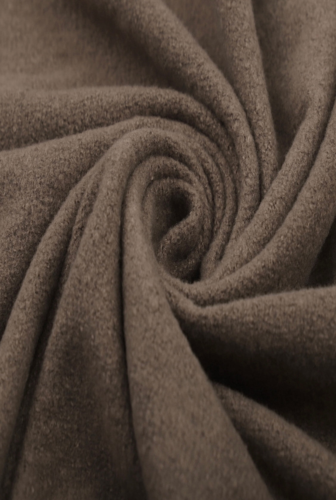 Mocha Soft Tassel Scarf